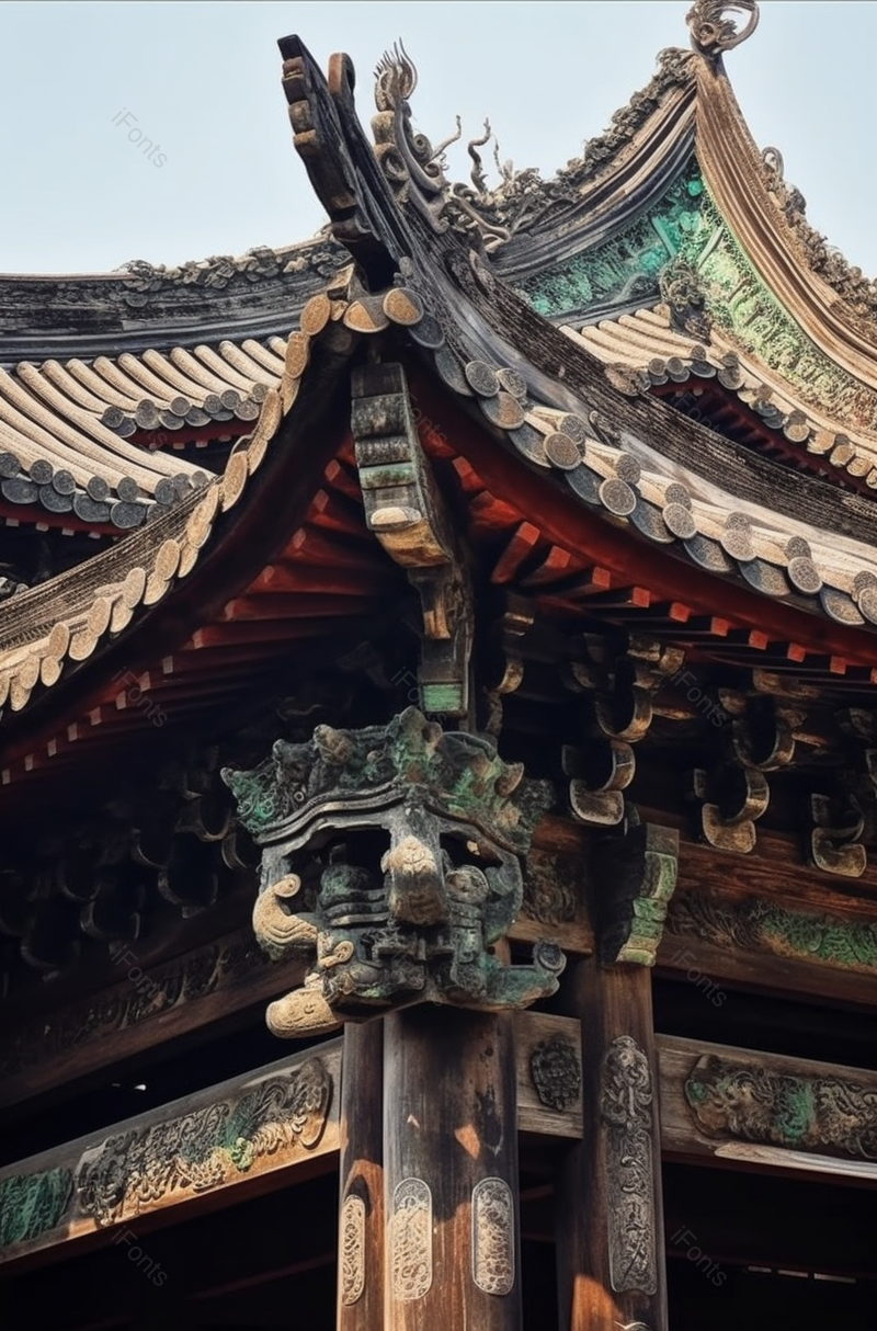广东潮州己略黄公祠古典风格建筑,高清,摄影图,摄影图片,图片大全,摄影图免费下载